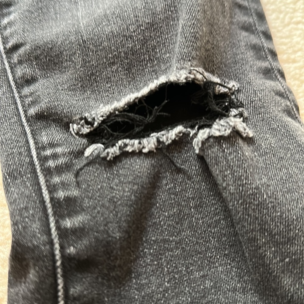 Black Ripped Jeans - Picture 3 of 4